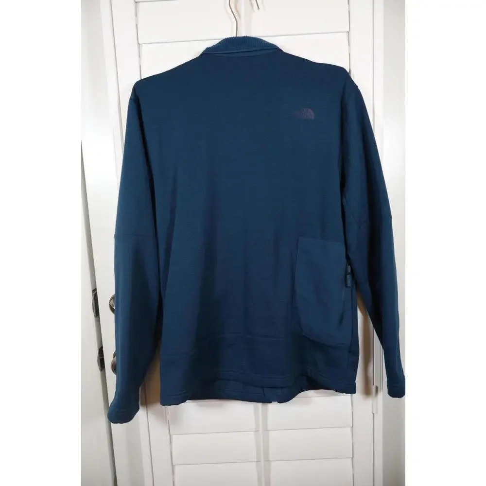 The North Face Treadway Hybrid with Futurefleece Full Zip Jacket Monterey Blue